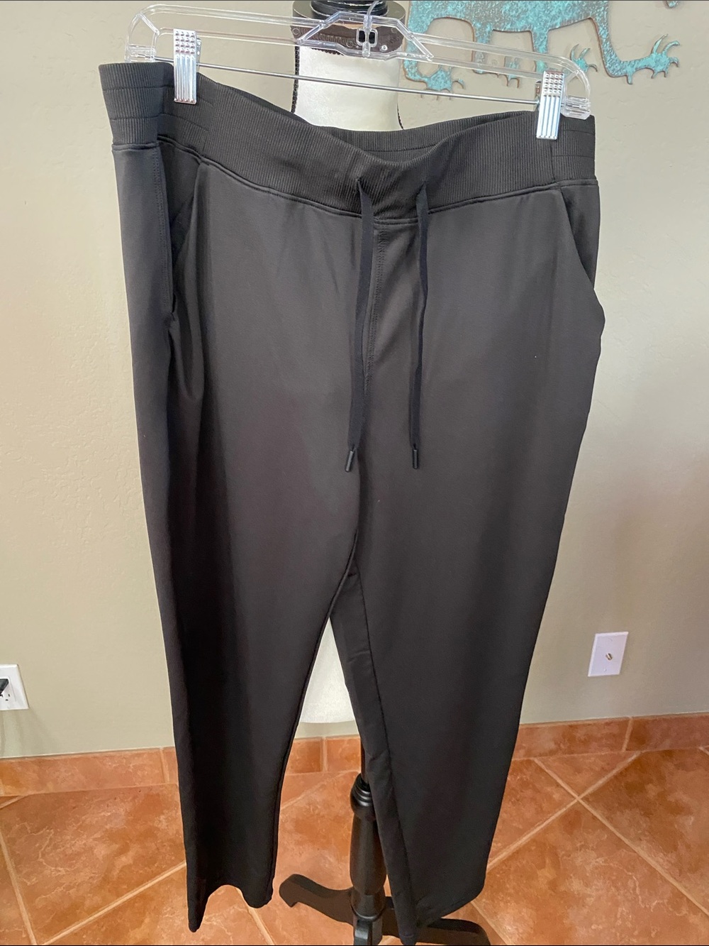 Women’s Black Stretch Drawstring Joggers
